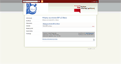 Desktop Screenshot of bip.lobiecz.pl