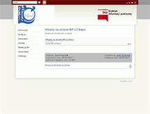 Tablet Screenshot of bip.lobiecz.pl